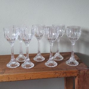 crystal wine glasses